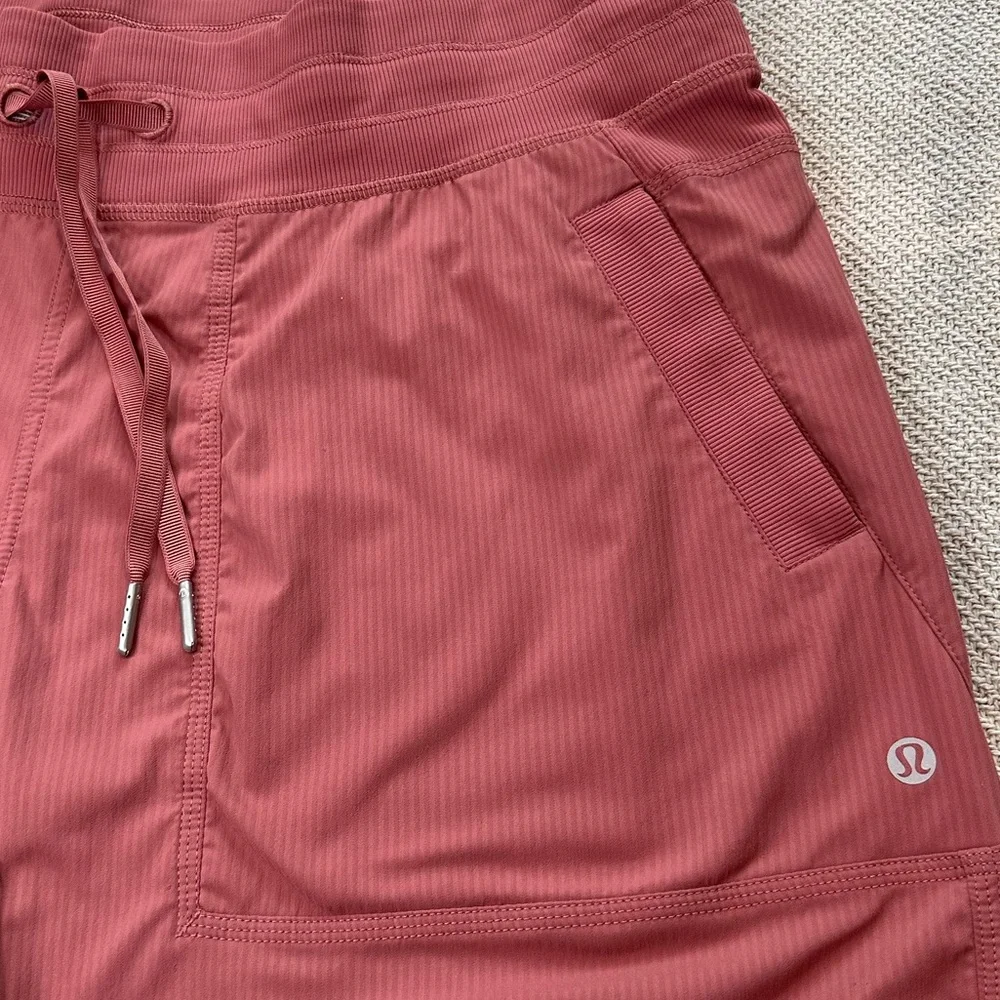 Lululemon Dance Studio Full Length Pants Size 14 Pink Brier Rose Rare - Picture 5 of 8